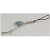 Image 1 : Heart & Key Charm Tasseling Phone Accessory