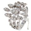 Image 1 : 18K White Gold 1.45ctw Diamond Ring