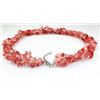 Image 1 : 176.89CTW 7in. PINK ROSE CHIPPED STONE BRACELET METAL L
