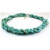 Image 2 : 591.51CTW 20in. OCEAN BLUE CHIPPED STONE NECKLACE METAL