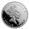 Image 1 : Tuvalu 2011 Proof Silver $1 Coral Protection - Yellow T