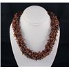 Image 1 : Chrocheted Wrap Necklace with Beads & Gemstone