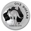 Image 1 : 2000 1 oz Australian Proof Silver Kangaroo (w/Box &amp;