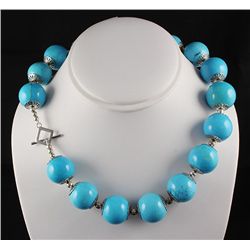 Big Bold Statement Turquoise Necklace