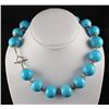 Image 1 : Big Bold Statement Turquoise Necklace