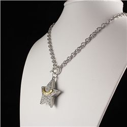 I Love You Star Pendant Necklace w/ Swarovski