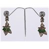 Image 1 : Natural Stone Antique Design Dangle Earring