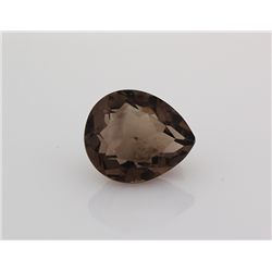 Smoky Topaz Loose Gemstone Pear Cut 27.27 ct