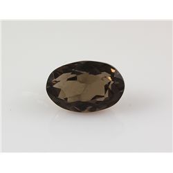 Smoky Topaz Loose Gemstone Oval Cut 26.41 ct