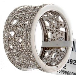 14K White Gold 1.41ctw Diamond Ring