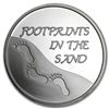 Image 1 : 1 oz Footprints in the Sand Silver Round (w/Box &amp; C