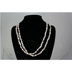 255.88CTW 23in. FRESHWATER PEARL WHITE-PEACH NECKLACE