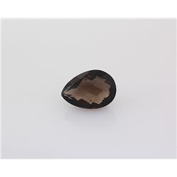 Smoky Topaz Loose Gemstone Pear Cut 25.10 ct