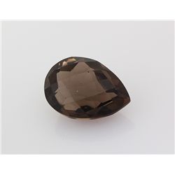 Smoky Topaz Loose Gemstone Pear Cut 27.76 ct