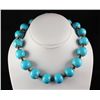 Image 2 : Big Bold Statement Turquoise Necklace