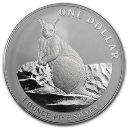 2012 1 oz Australian Silver Kangaroo (In Display Card)