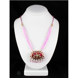 22.68GRAM INDIAN HANDMADE LAKH FASHION NECKLACE