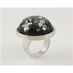 Retro Vintage Boro Semi Precious Mens Ring