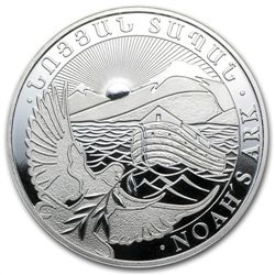 2013 1 oz Silver Armenia 500 Drams Noah's Ark Coin