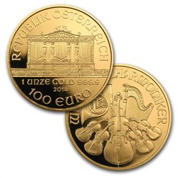 2014 Limited Edition Gold Austrian Philharmonic Proof S