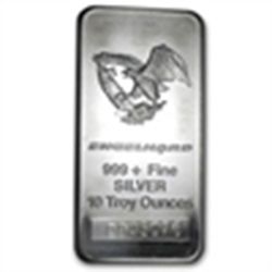 10 oz Engelhard Silver Bar (Tall, Eagle) .999 Fine