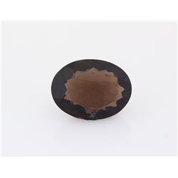 Smoky Topaz Loose Gemstone Oval Cut 29.00 ct