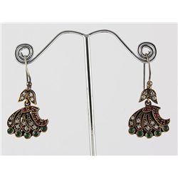 Natural Stone Antique Design Dangle Earring