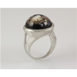 Retro Vintage Boro Semi Precious Mens Ring