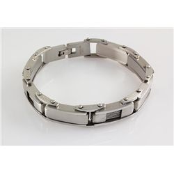 Men's Stainless Electroplated Bracelet 8 3/4"