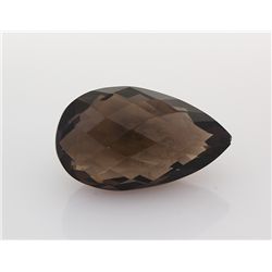 Smoky Topaz Loose Gemstone Pear Cut 51.92 ct