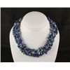 Image 1 : Woven Multi-Strand Natural Chip Beads Necklace