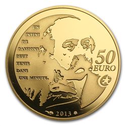 2012 1/4 oz Gold Heroes of French Literature- Madame Bo