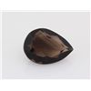Image 1 : Smoky Topaz Loose Gemstone Pear Cut 23.38 ct