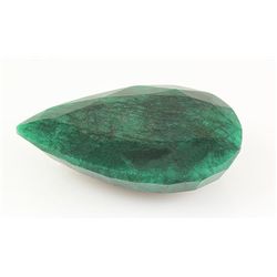 Emerald 212.54ctw Loose Gemstone 56x37x16mm Pear Cut