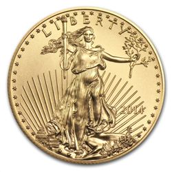 2014 1/2 oz Gold American Eagle - Brilliant Uncirculate