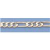 Image 1 : Pure Gold 16" 14kt Italian Gold-Yellow 3.1mm, Figaro Ch