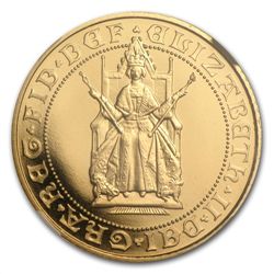 Great Britain 1989 Gold 500th Ann. 1/2 Sov PF-69 UCAM N