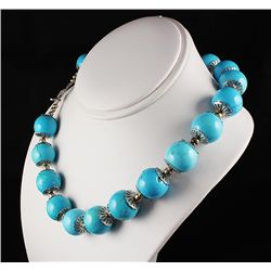 Big Bold Statement Turquoise Necklace