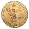 Image 1 : 2010 Gold 200 Pesos Mexican Bicentenary Commemorative 1