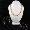 Image 1 : Complete Sets of Sterling Silver Necklace, Bracelet and