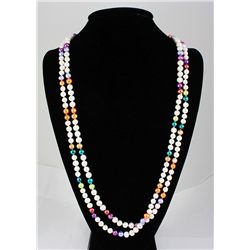 522.00CTW Multi Color Freshwater Pearl Necklace