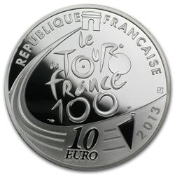 2013 10 Silver Proof 100th Edition Tour de France - Gre