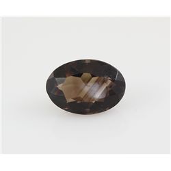 Smoky Topaz Loose Gemstone Oval Cut 16.40 ct