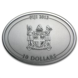 Fiji 2013 1 oz Silver $10 Fascinating Wildlife - Bald E