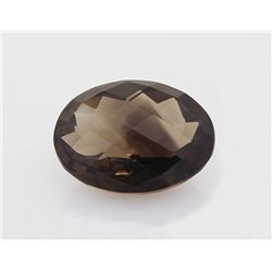 Smoky Topaz Loose Gemstone Oval Cut 31.91 ct