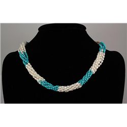 234.08CTW TWISTED VICTORIAN BEADS NECKLACE