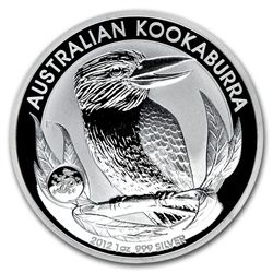 2012 1 oz Silver Australian Kookaburra - Dragon Privy