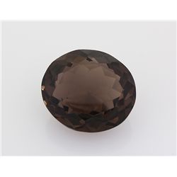 Smoky Topaz Loose Gemstone Oval Cut 49.46 ct