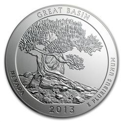 2013-P 5 oz Silver ATB - Great Basin SP-69 (FS) PCGS-Me