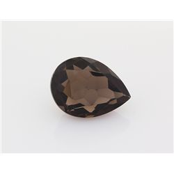 Smoky Topaz Loose Gemstone Pear Cut 27.55 ct